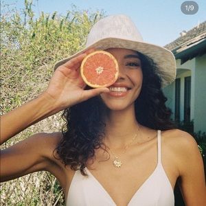 Rachel Zoe summer fedora hat in white. One size. Never worn